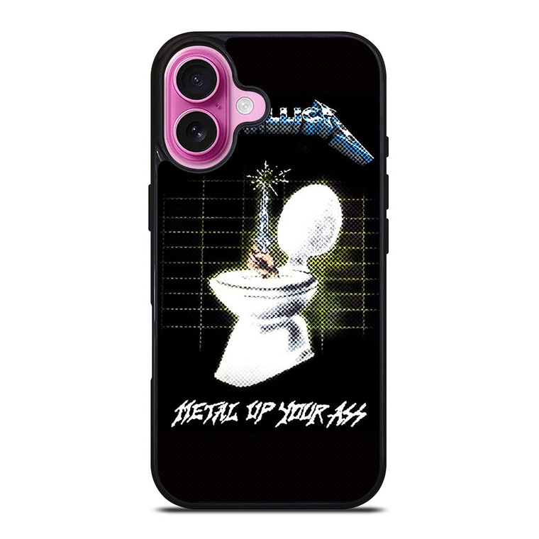 METALLICA ROCK BAND METAL UP YOUR ASS iPhone 16 Plus Case Cover