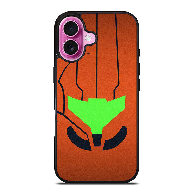METROID GAMES FLAT ICON iPhone 16 Plus Case Cover