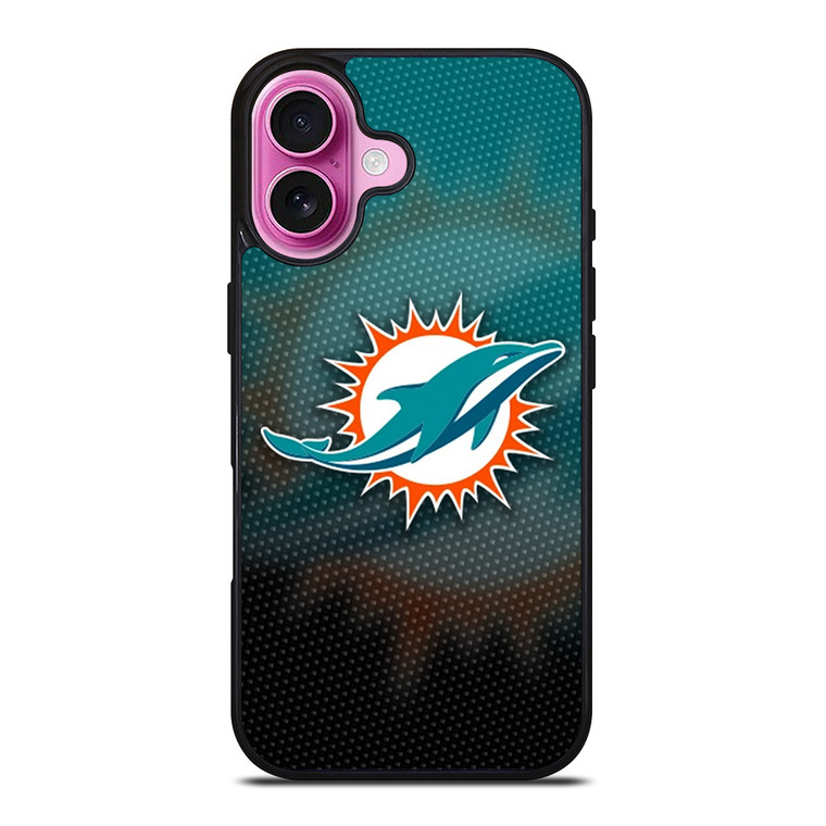 MIAMI DOLPHINS FOOTBALL TEAM iPhone 16 Plus Case Cover