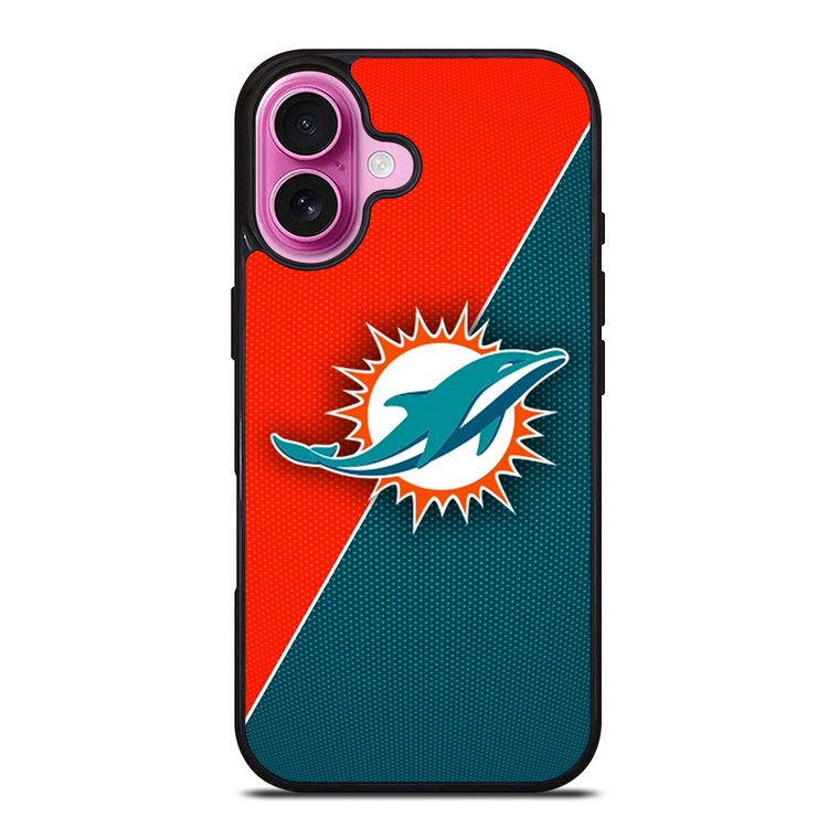 MIAMI DOLPHINS NFL FOOTBALL LOGO iPhone 16 Plus Case Cover
