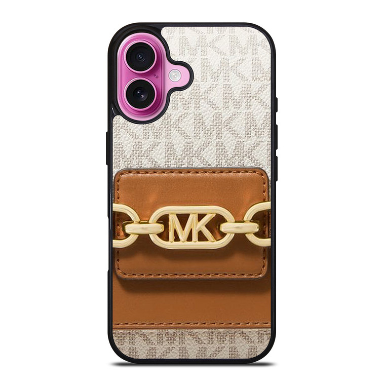 MICHAEL KORS MK LOGO SHOULDER BAG iPhone 16 Plus Case Cover