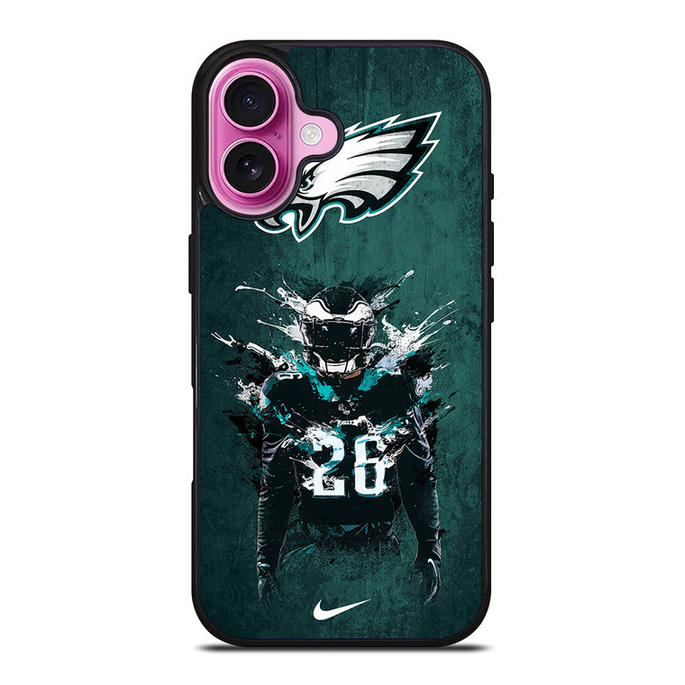 MILES SANDERS PHILADELPHIA EAGLES iPhone 16 Plus Case Cover