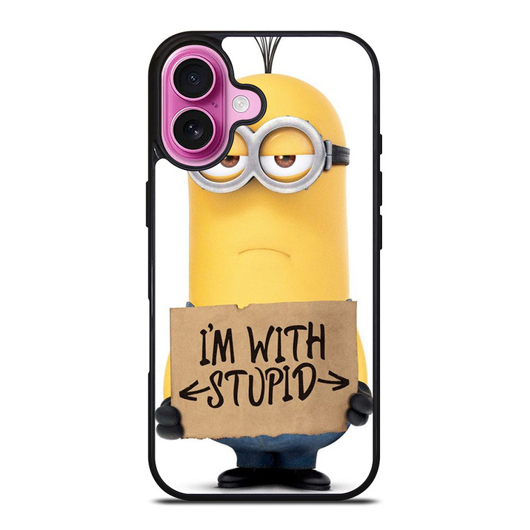 MINIONS CARTOON FUNNY iPhone 16 Plus Case Cover