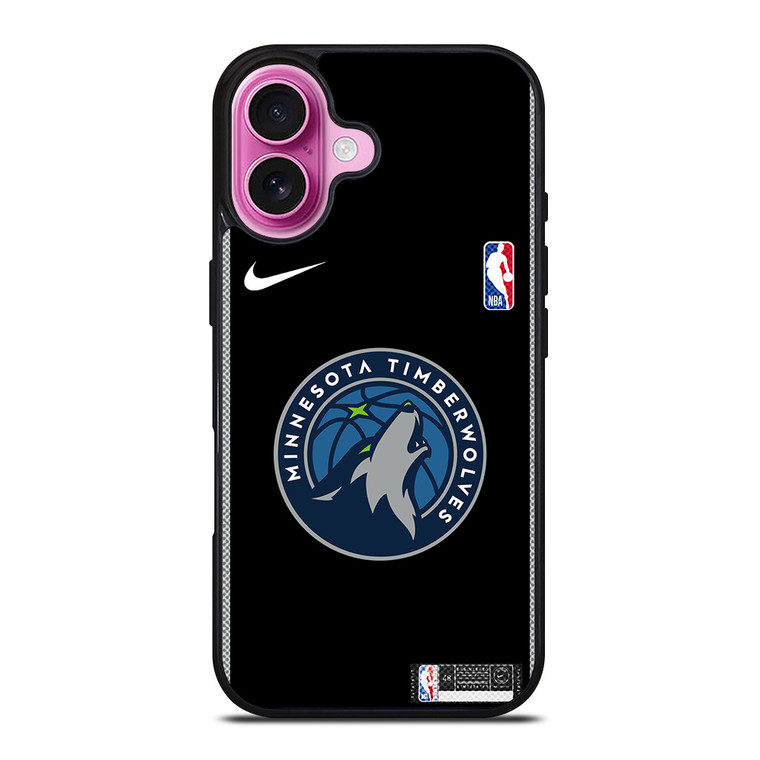 MINNESOTA TIMBERWOLVES NIKE NBA BASKETBALL iPhone 16 Plus Case Cover MINNESOTA TIMBERWOLVES NIKE NBA BASKETBALL iPhone 16 Plus Case Cover