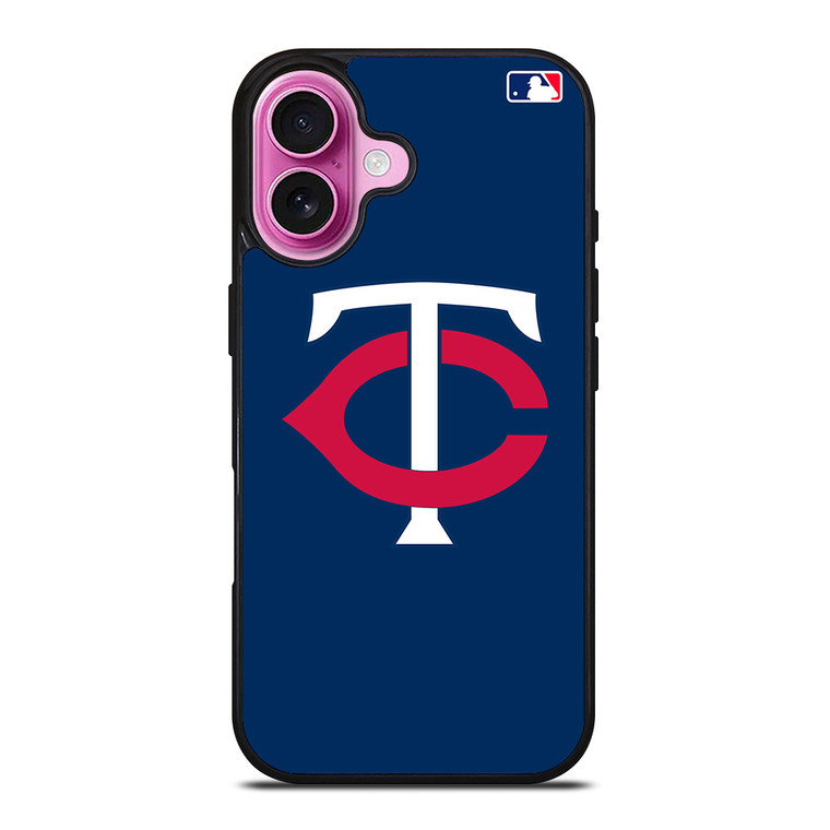 MINNESOTA TWINS MLB LOGO iPhone 16 Plus Case Cover