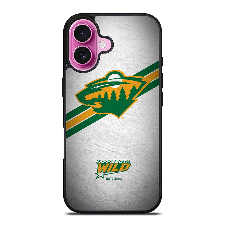 MINNESOTA WILD LOGO NHL HOCKEY TEAM ICON iPhone 16 Plus Case Cover