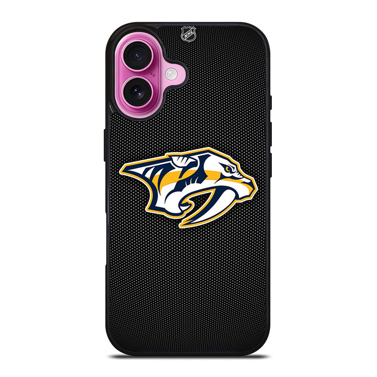 NASHVILLE PREDATORS HOCKEY NHL LOGO iPhone 16 Plus Case Cover