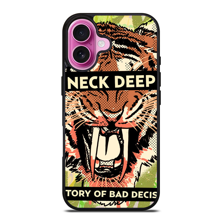 NECK DEEP A HISTORY OF A BAD DECISIONS iPhone 16 Plus Case Cover