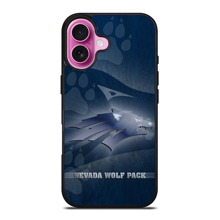 NEVADA WOLF PACK FOOTBALL iPhone 16 Plus Case Cover