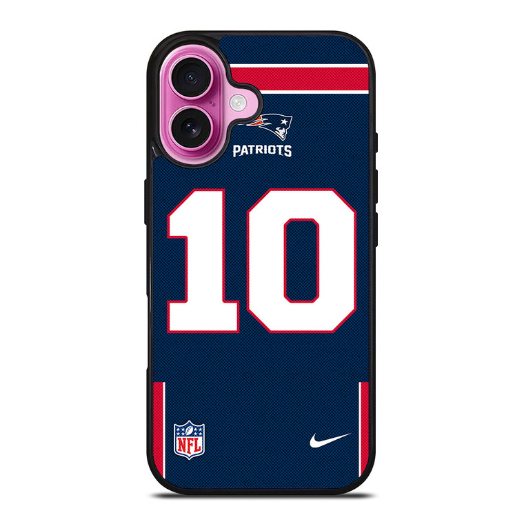 NEW ENGLAND PATROTS MAC JONES 10 NFL NIKE iPhone 16 Plus Case Cover NEW ENGLAND PATROTS MAC JONES 10 NFL NIKE iPhone 16 Plus Case Cover