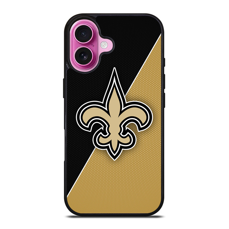 NEW ORLEANS SAINTS NFL FOOTBALL LOGO iPhone 16 Plus Case Cover