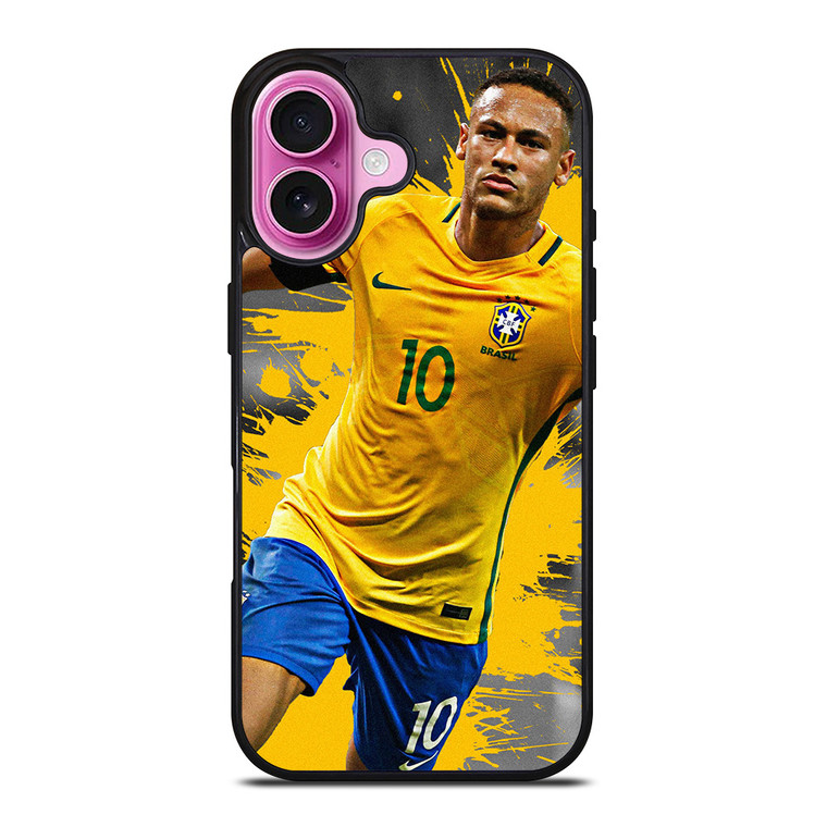 NEYMAR JR 10 BRAZIL iPhone 16 Plus Case Cover
