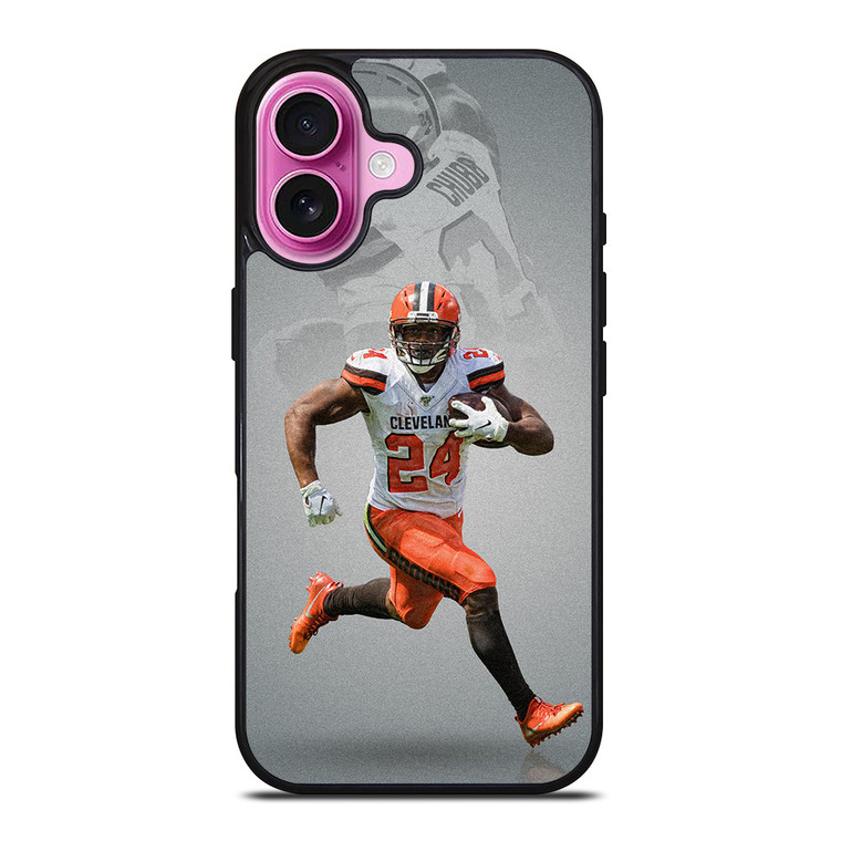 NICK CHUBB CLEVELAND BROWN NFL iPhone 16 Plus Case Cover