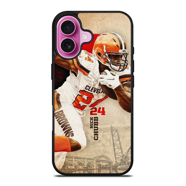 NICK CHUBB CLEVELAND BROWN iPhone 16 Plus Case Cover