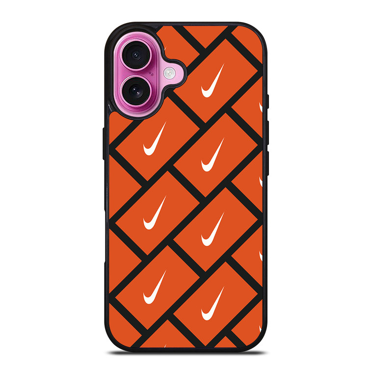 NIKE BOX ORANGE iPhone 16 Plus Case Cover