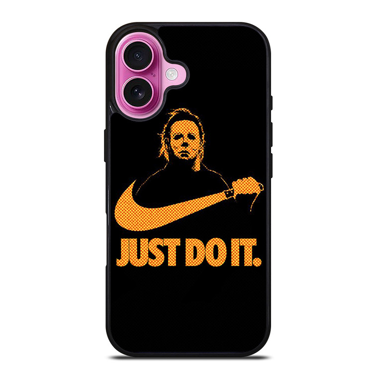 NIKE MIHCAEL MYERS HALLOWEEN iPhone 16 Plus Case Cover