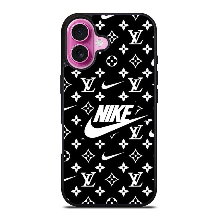 NIKE X LOUIS VUITTON BLACK iPhone 16 Plus Case Cover
