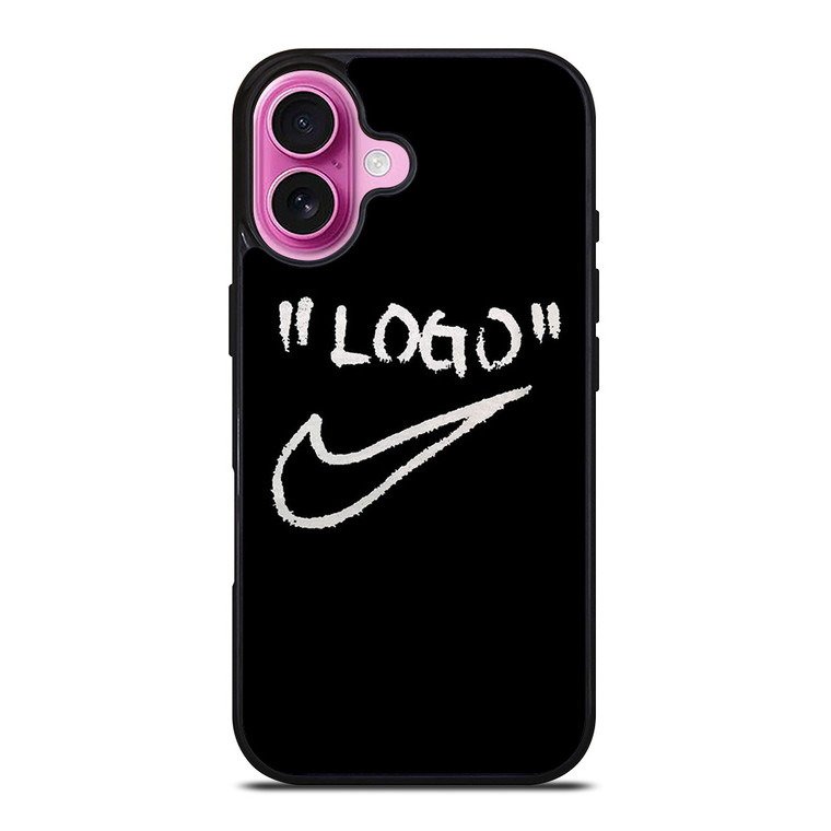 NIKE X OFF WHITE STROKE iPhone 16 Plus Case Cover