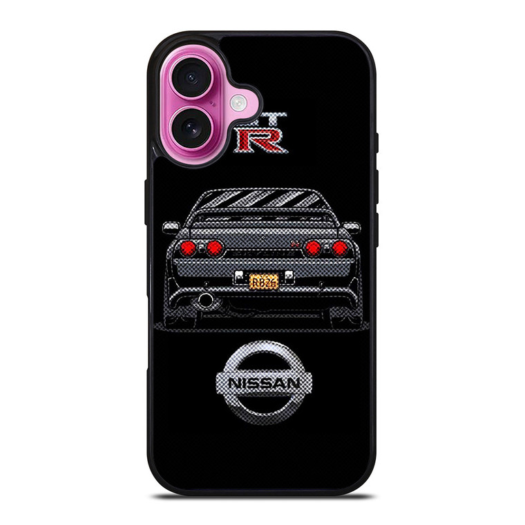 NISSAN GTR ILLUSTRATION iPhone 16 Plus Case Cover