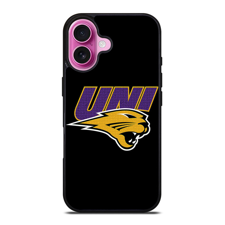 NORTHERN IOWA PANTHERS FOOTBALL LOGO iPhone 16 Plus Case Cover