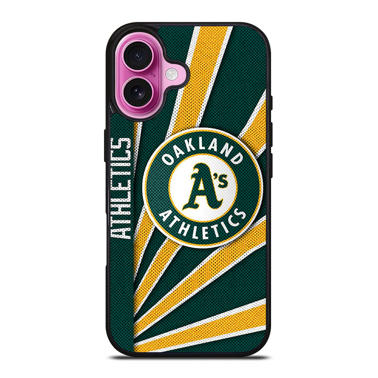 OAKLAND ATHLETICS MLB BASEBALL LOGO 3 iPhone 16 Plus Case Cover