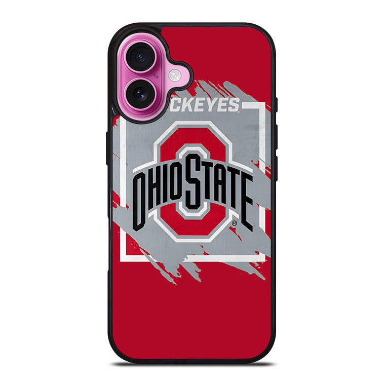 OHIO STATE BUCKEYES UNIVERSITY FOOTBALL LOGO iPhone 16 Plus Case Cover OHIO STATE BUCKEYES UNIVERSITY FOOTBALL LOGO iPhone 16 Plus Case Cover