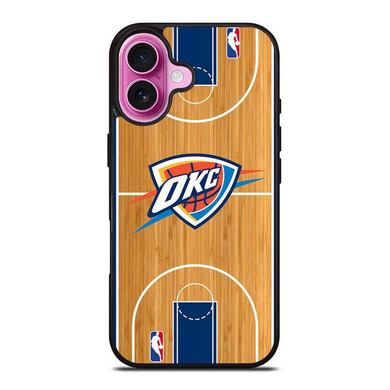 OKLAHOMA CITY THUNDER NBA ARENA iPhone 16 Plus Case Cover