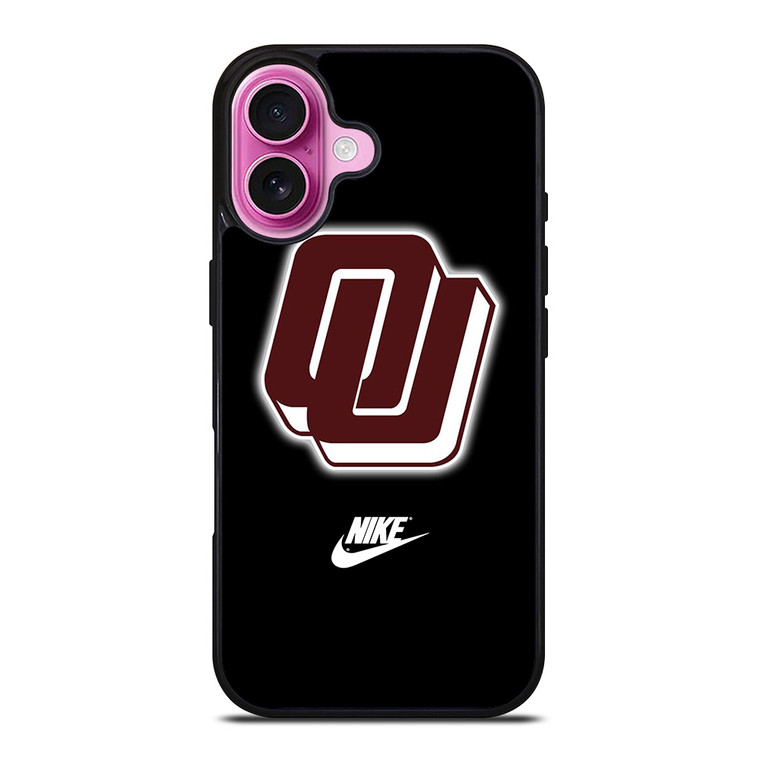 OKLAHOMA SOONERS UNIVERSITY FOOTBALL TEAM LOGO iPhone 16 Plus Case Cover