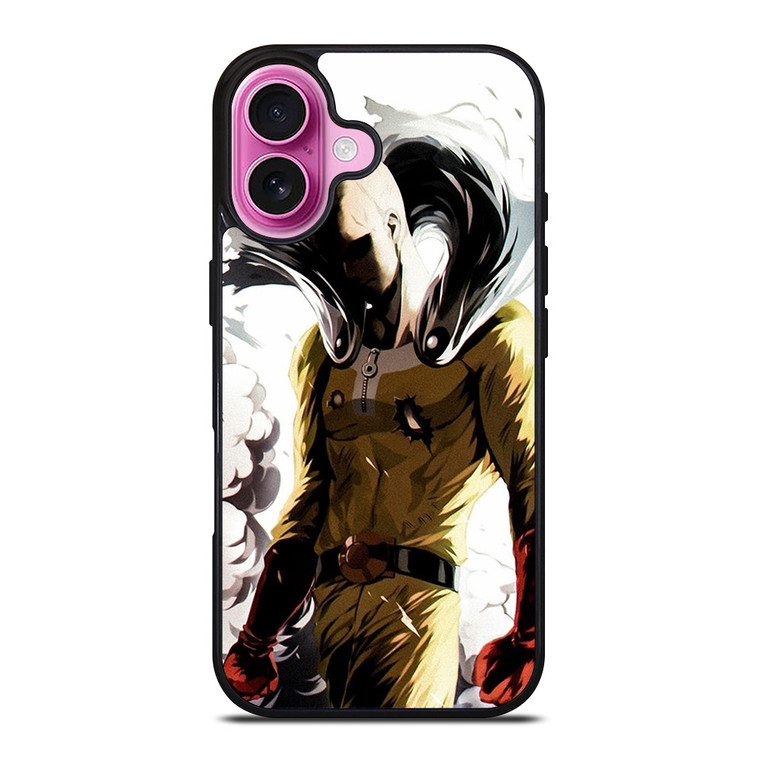 ONE PUNCH MAN SAITAMA ANGRY iPhone 16 Plus Case Cover