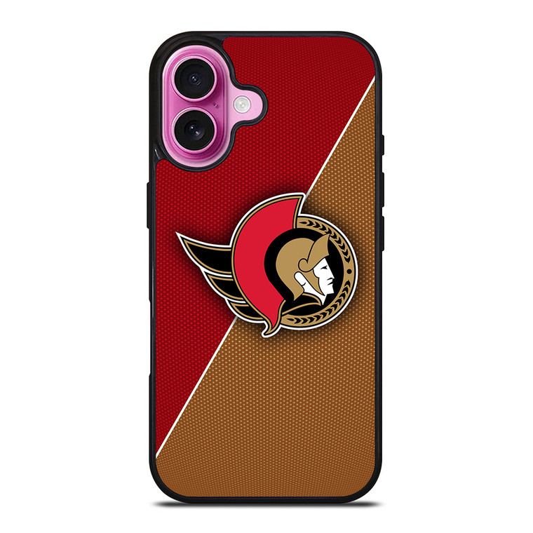 OTTAWA SENATORS NHL HOCKEY LOGO iPhone 16 Plus Case Cover