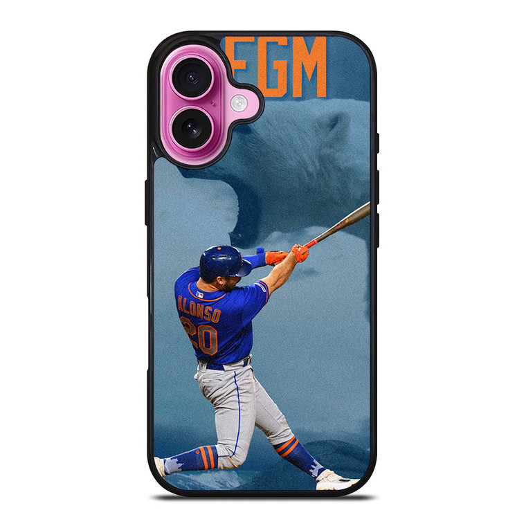 PETE ALONSO LFGM NEW YORK METS iPhone 16 Plus Case Cover PETE ALONSO LFGM NEW YORK METS iPhone 16 Plus Case Cover