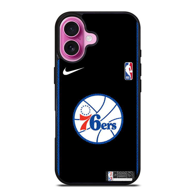 PHILADELPHIA 76ERS NIKE NBA BASKETBALL iPhone 16 Plus Case Cover
