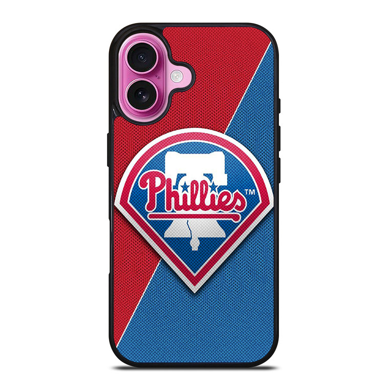 PHILADELPHIA PHILLIES MLB BASEBALL LOGO iPhone 16 Plus Case Cover