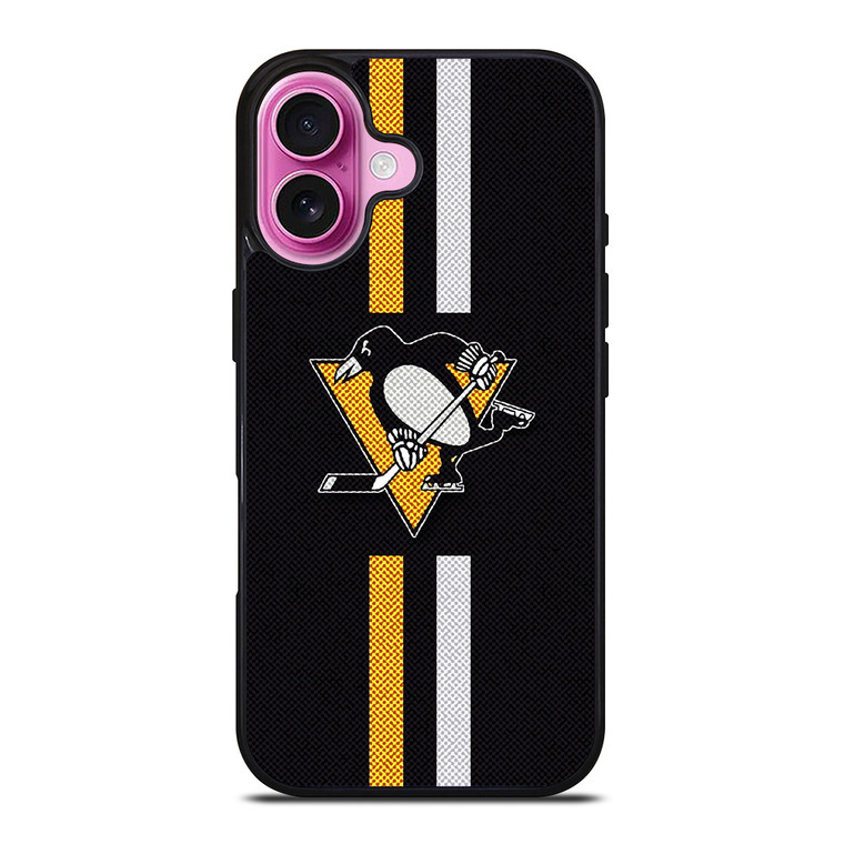 PITTSBURGH PENGUINS NHL HOCKEY iPhone 16 Plus Case Cover