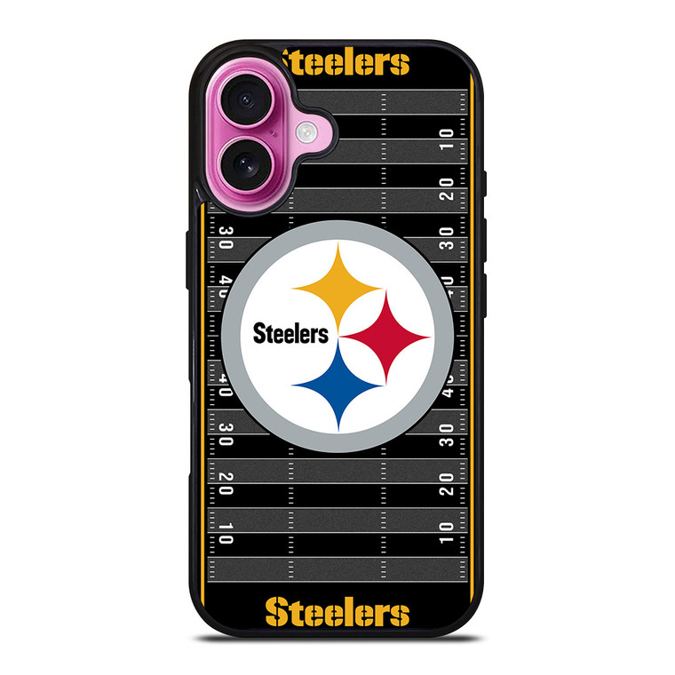 PITTSBURGH STEELERS FOOTBALL FIELD iPhone 16 Plus Case Cover