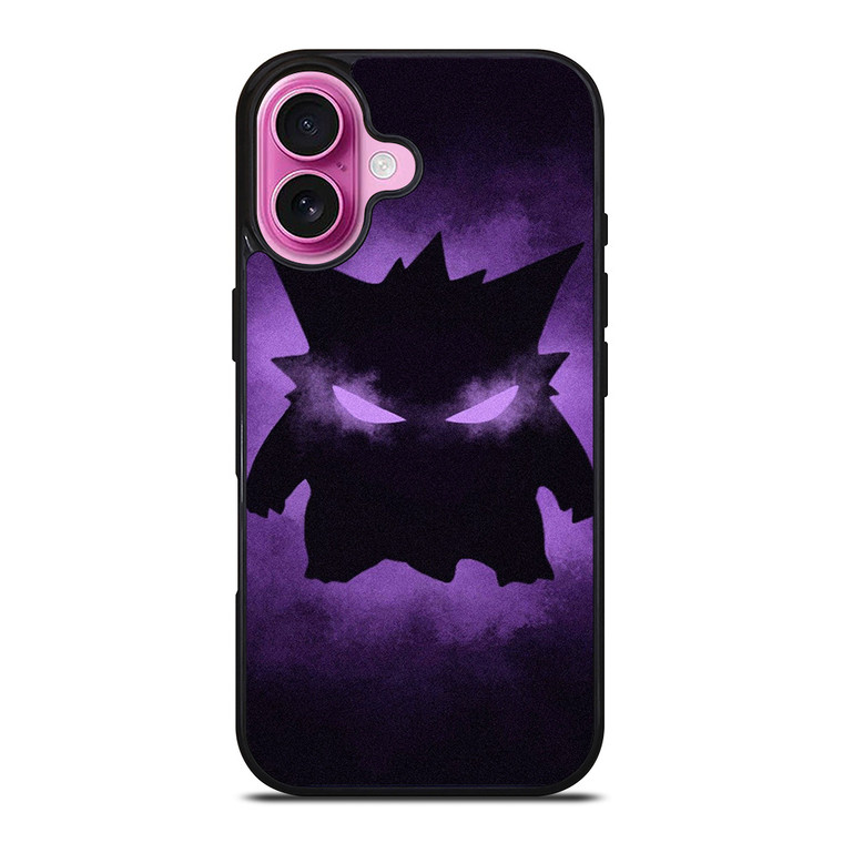 POKEMON GENGAR SILHOUETTE iPhone 16 Plus Case Cover