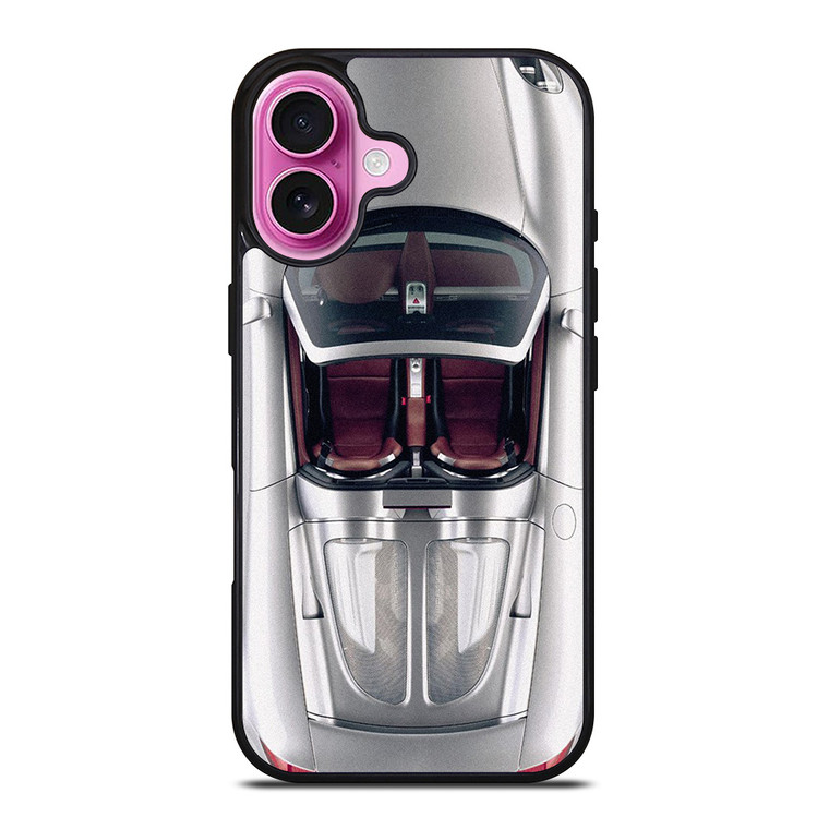 PORSCHE CARRERA GT TOP VIEW iPhone 16 Plus Case Cover