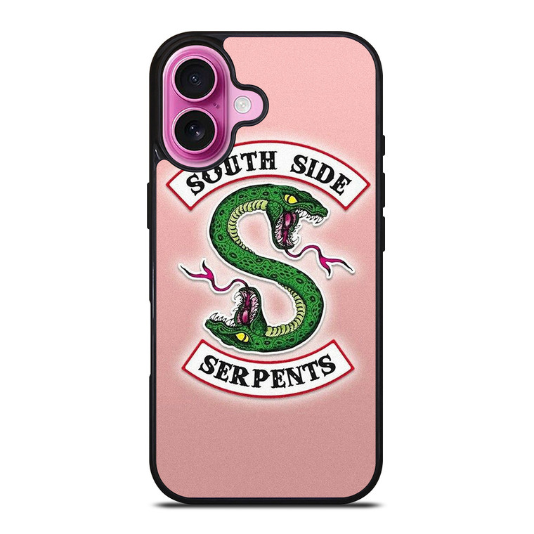 RIVERDALE SOUTH SIDE SERPENTS PINK iPhone 16 Plus Case Cover RIVERDALE SOUTH SIDE SERPENTS PINK iPhone 16 Plus Case Cover