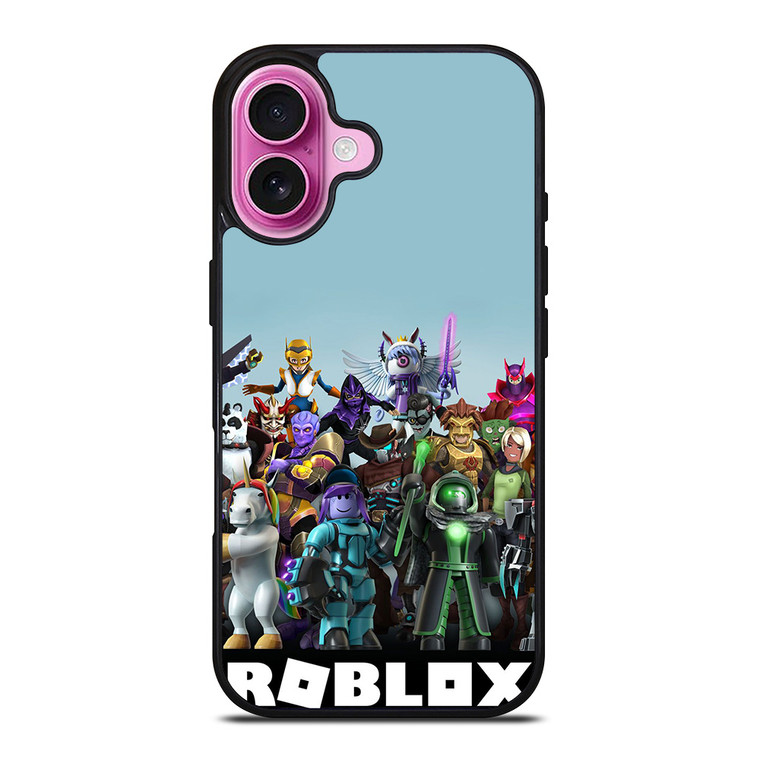 ROBLOX GAMES CHARACTERS iPhone 16 Plus Case Cover