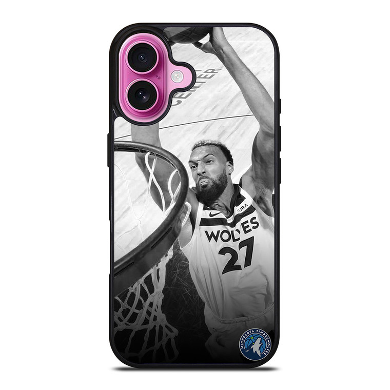 RUDY GOBERT MINNESOTA TIMBERWOLVES iPhone 16 Plus Case Cover