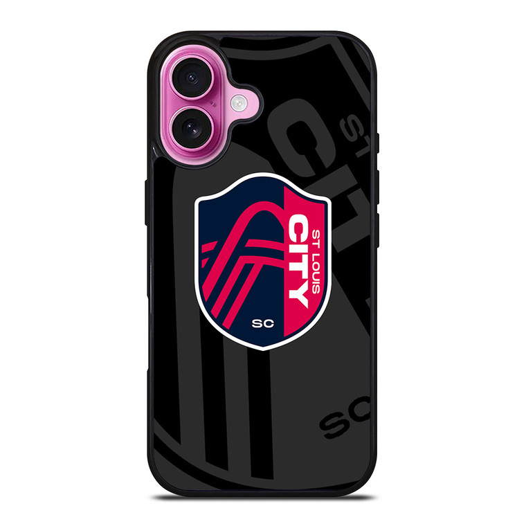 SAINT LOUIS CITY MLS BLACK iPhone 16 Plus Case Cover