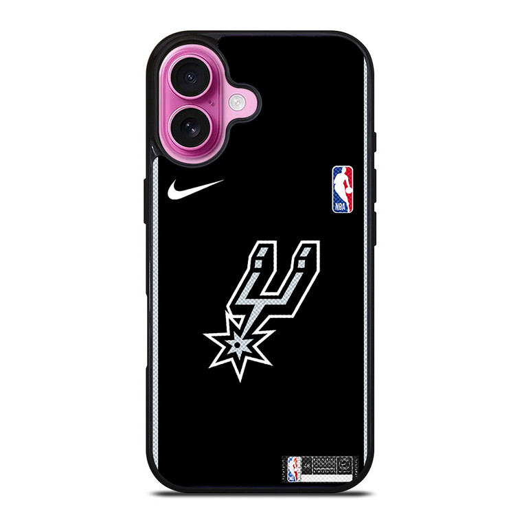 SAN ANTONIO SPURS NIKE NBA BASKETBALL iPhone 16 Plus Case Cover