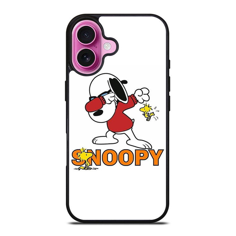 SNOOPY THE PEANUTS DAB STYLE iPhone 16 Plus Case Cover