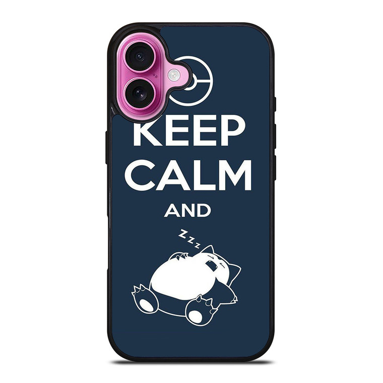 SNORLAX KABIGON POKEMON FUNNY iPhone 16 Plus Case Cover