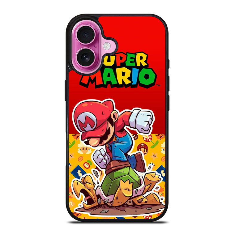SUPER MARIO BROSS NINTENDO GAME iPhone 16 Plus Case Cover