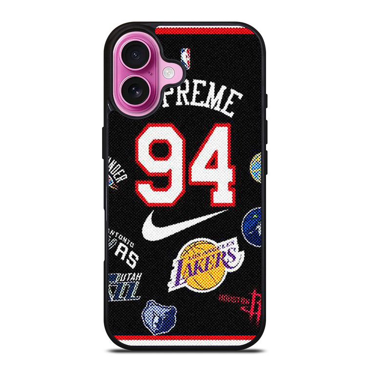 SUPREME NIKE NBA BASKETBALL iPhone 16 Plus Case Cover SUPREME NIKE NBA BASKETBALL iPhone 16 Plus Case Cover
