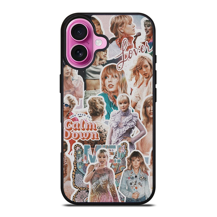 TAYLOR SWIFT AESTHETIC COLLAGE iPhone 16 Plus Case Cover
