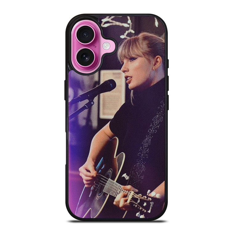 TAYLOR SWIFT LIVE WITH GUITAR iPhone 16 Plus Case Cover
