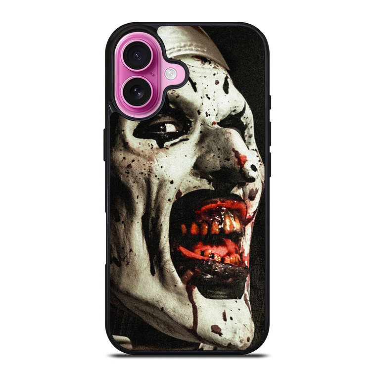 TERRIFIER CLOWN FACE iPhone 16 Plus Case Cover