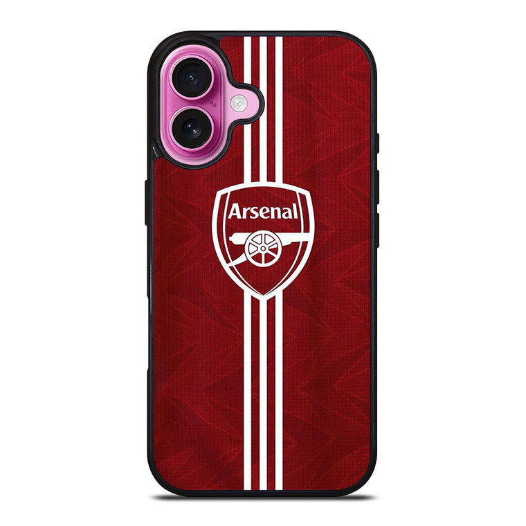 THE GUNNERS ARSENAL FC LOGO FOOTBALL CLUB iPhone 16 Plus Case Cover